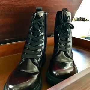 Women's Maroon Boots